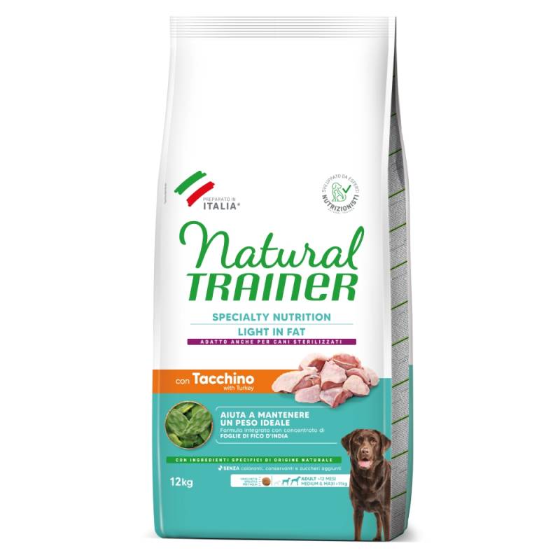 Natural Trainer Light in Fat Adult Medium & Maxi mit Pute - 2 x 12 kg von Trainer Natural Dog