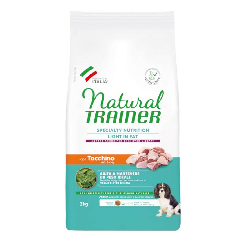 Natural Trainer Light in Fat Adult Small & Toy mit Pute - 2 kg von Trainer Natural Dog