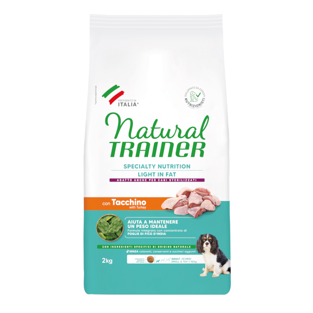 Natural Trainer Light in Fat Adult Small & Toy mit Pute - 2 x 2 kg Natural Trainer Light in Fat Adult Small & Toy mit Pute - 2 x 2 kg von Trainer Natural Dog