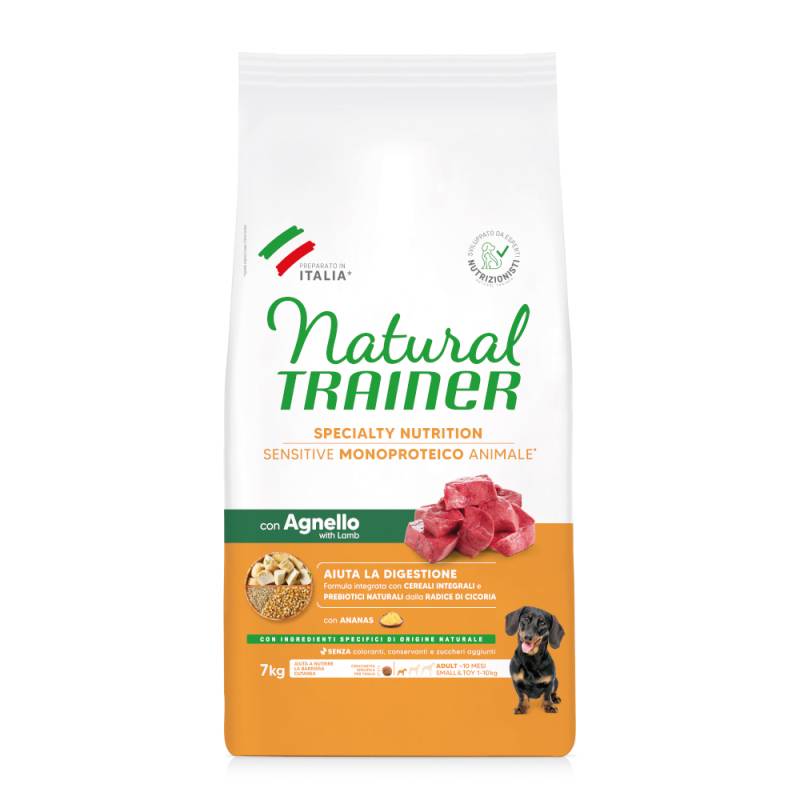 Natural Trainer Sensitive No Gluten Adult Small mit Lamm - 2 x 7 kg von Trainer Natural Sensitive