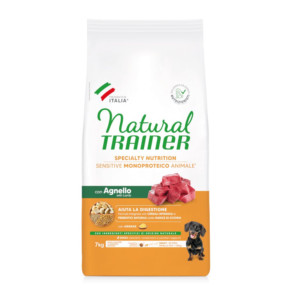 Natural Trainer Sensitive Adult Small & Toy mit Lamm - 7 kg Natural Trainer Sensitive Adult Small & Toy mit Lamm - 7 kg von Trainer Natural Sensitive