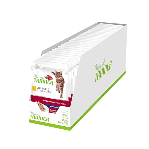 Natural Trainer Nassfutter für Erwachsene Katzen mit Huhn - Pack 28 x 85 g Natural Trainer Nassfutter für Erwachsene Katzen mit Huhn - Pack 28 x 85 g von Trainer