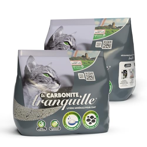 Tranquille - Katzenstreu, klumpend, Mineral, Carbonit, 8 l, 2 Stück Tranquille - Katzenstreu, klumpend, Mineral, Carbonit, 8 l, 2 Stück von Tranquille