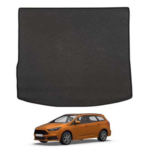 Travall CargoMat Liner Kofferraumwanne Kompatibel Mit Ford Focus Turnier (2010-2018) ST (2012-2018) TBM1018 - Maßgeschneiderte Gepäckraumeinlage mit Anti-Rutsch-Beschichtung von Travall