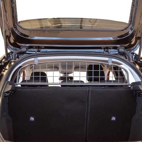 Travall Hundegitter Kompatibel mit Opel Corsa/Peugeot 208/Citroen Ds3 (2019-) Fahrzeugspezifischer Kofferraumschutz GepäckschutzTrenngitter Ladungsteiler Hochbelastbare Stahl Auto Hundesperre von Travall