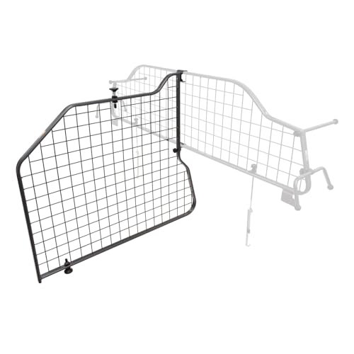 Travall Hundegitter- und Trennwand-Set, kompatibel mit Jeep Grand Cherokee (2011–2021), fahrzeugspezifischer Kofferraumschutz, maßgeschneiderte Gepäckbarriere, robuste Haustierbarriere aus Stahl von Travall