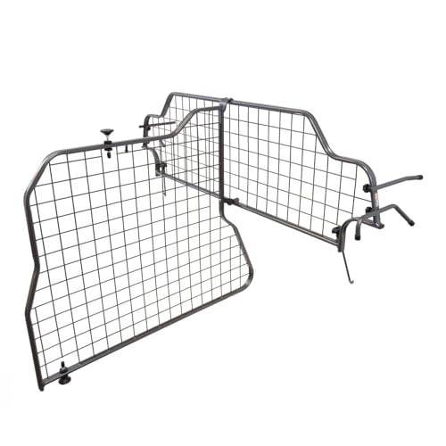 Travall Hundegitter & Trenngitter kompatibel mit Ford Focus Kombi (2011-2014) fahrzeugspezifischer Kofferraumschutz Gepackbarriere robuste Haustierbarriere aus Stahl von Travall
