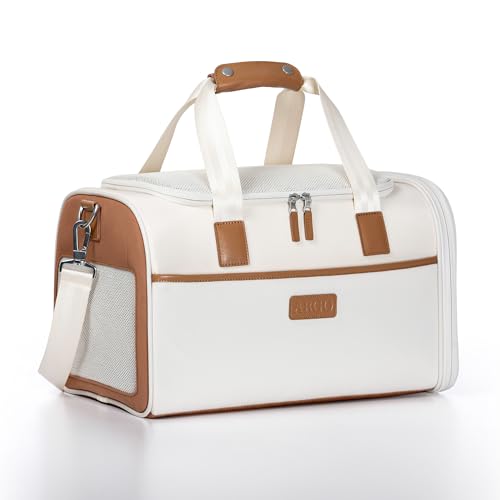 Traveler's Choice Argo Pawsport to Adventure Transportbox für Haustiere, Hellbraun von Traveler's Choice