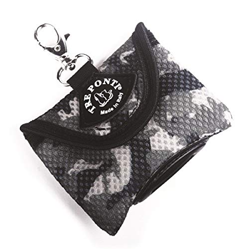TRE PONTI S.R.L. UNIPERSONALE Hundekotbeuteltasche Grau Camouflage Kotbeutelspender Hundetüten TRE PONTI S.R.L. UNIPERSONALE Hundekotbeuteltasche Grau Camouflage Kotbeutelspender Hundetüten von Tre Ponti