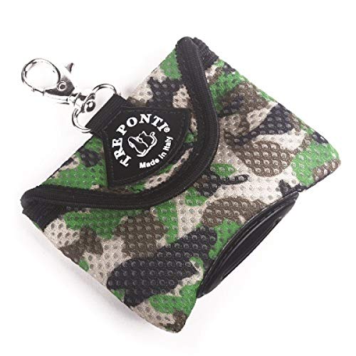 TRE PONTI S.R.L. UNIPERSONALE Hundekotbeuteltasche Grün Camouflage Kotbeutelspender Hundetüten TRE PONTI S.R.L. UNIPERSONALE Hundekotbeuteltasche Grün Camouflage Kotbeutelspender Hundetüten von Tre Ponti