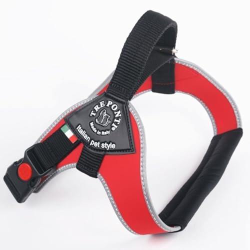 TRE Ponti Geschirr Brio rot reflektierender Rand 80-100 cm bis ca 30-40 kg TRE Ponti Geschirr Brio rot reflektierender Rand 80-100 cm bis ca 30-40 kg von Tre Ponti