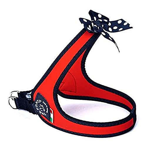 Tre Ponti Easy Fit Fashion - Polka Dot Bow - Click-Verschluss - Rot - Schwarzer Rand - GR. 1,5 von Tre Ponti