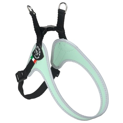 Tre Ponti Geschirr Easy Fit Classic with ADJ. Belly, Farbe:Minze/reflekt, Größe:2.5-37 - 50 cm/bis 6 kg Tre Ponti Geschirr Easy Fit Classic with ADJ. Belly, Farbe:Minze/reflekt, Größe:2.5-37 - 50 cm/bis 6 kg von Tre Ponti