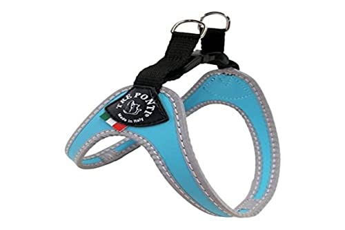 Tre Ponti Geschirr für Hunde / Farbe Blau / Gr.1 bis ca. 3kg Brustumfang 25-29cm von Tre Ponti