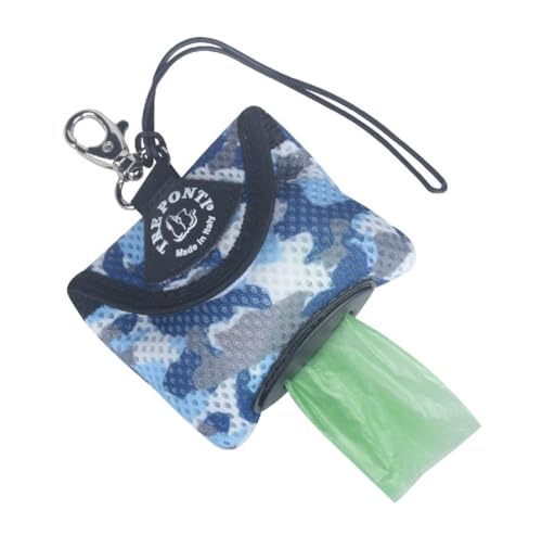 Tre Ponti Hygienic Bag Hundekotbeutel-Spender, Farbe:Camouflage blau von Tre Ponti
