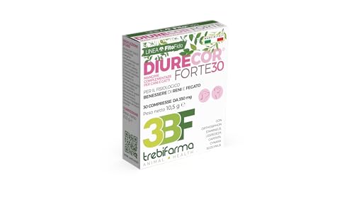 Trebifarma Diurecor Starke Ergänzungsfuttermittel 30 Tabletten von Trebifarma
