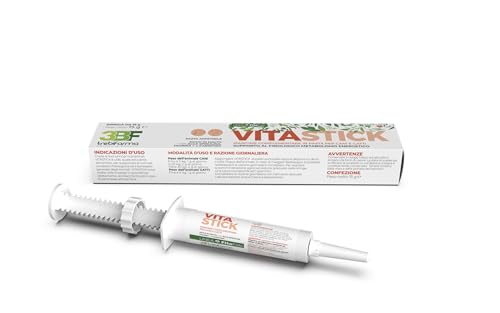 Vitastick – 3BF – Ergänzungsfuttermittel in Pasta Spritze mit Skala für Hunde/Katzen – Unterstützung der Rekonvaleszenz und Schwächung – 15 g – Trebifarma von Trebifarma