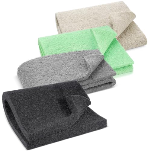 Treela Aquarium-Filterpads, 45,7 x 25,4 cm, Ammoniakphosphat, Nitrit-Entferner, Reduzierfilter, zuschneidbar, für Aquarien und Teiche, Aquarium-Zubehör (Grün, Grau, Khaki, Schwarz) von Treela