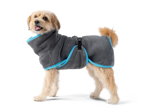 TrendPet Dampfhund Premium Bademantel für Hunde, Supersaugfähig und in 11 Größen verfügbar - Passend zu jeder Hundegröße Gr. 01 | 20-25 cm von TrendPet