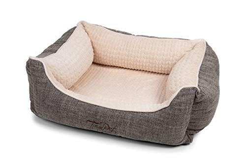 TrendPet VitaBed Beige - Orthopädisches Hundebett mit 5cm Memofoam (100x90cm) von TrendPet