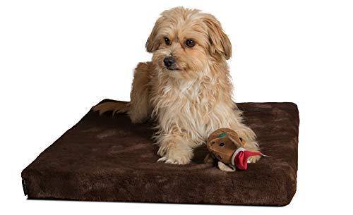 TrendPet VitaMedog - Viskoelastische Matratze Hundebett für Hunde braun (75x55cm) von TrendPet