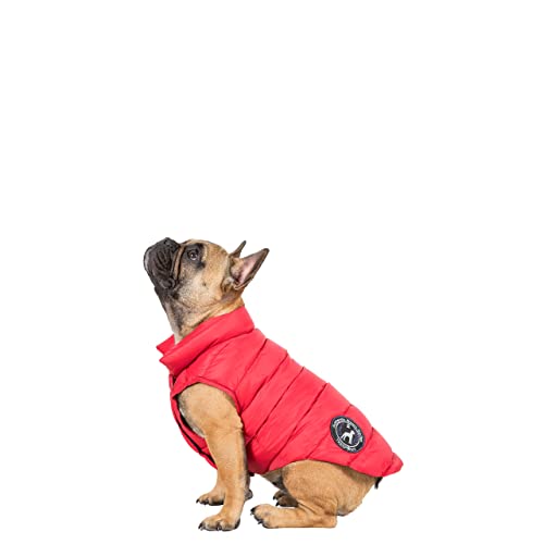 Dogby Down Dog Coat - POSTBOX RED X L von Trespaws