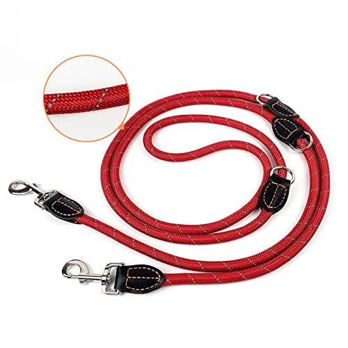 Trhillsbrad Hundeleine 3m x 14mm, Verstellbare hundeleine Große Mittelgroße Hund, Multifunktionsleine Doppelleine Umhängeleine robust, Rosa Trhillsbrad Hundeleine 3m x 14mm, Verstellbare hundeleine Große Mittelgroße Hund, Multifunktionsleine Doppelleine Umhängeleine robust, Rosa von Trhillsbrad