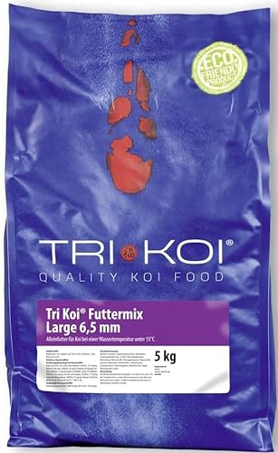 Tri Koi® Futter Mix Large (6,5mm) unter 15°C, 10 kg von Tri Koi