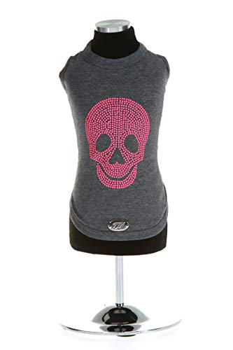 Trilly Tutti Brilli EliofuXXS Helium T-Shirt mit Apple-Therm, Totenkopf, XS, Fuchsia von Trilly Tutti Brilli