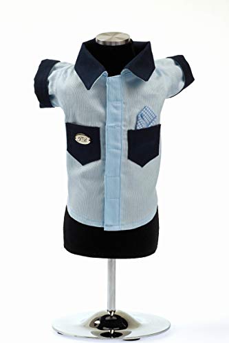 Trilly Tutti Brilli Hemd aus Piqué mit Taschen in Kontrast, Hellblau - 1 Produkt Trilly Tutti Brilli Hemd aus Piqué mit Taschen in Kontrast, Hellblau - 1 Produkt von Trilly Tutti Brilli