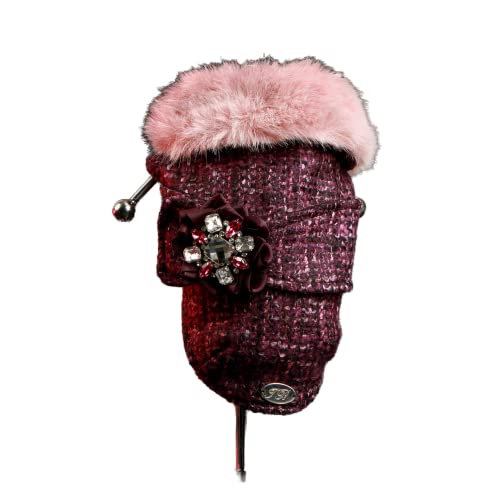 Trilly Tutti Brilli Naomi Mantel Tweed mit Brosche Strass rosa S/M - 1 Produkt von Trilly Tutti Brilli