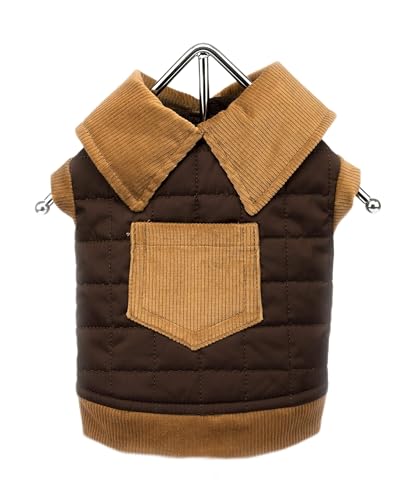 Trilly tutti Brilli Scott Gesteppte Jacke, Nylon/Samt, Braun, XS von Trilly tutti Brilli