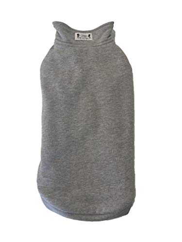 Trilly Tutti Brilli Bulldog Sweatshirt innen Plüsch, Grau, M - 1 Produkt von Trilly Tutti Brilli