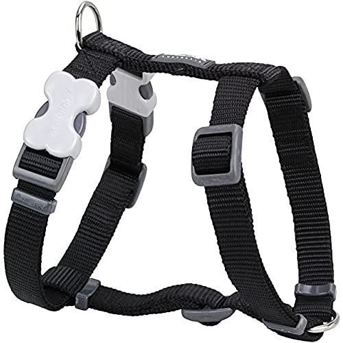 Red Dingo Nylon Hundegeschirr, schwarz, M (DH-ZZ-BB-20) Red Dingo Nylon Hundegeschirr, schwarz, M (DH-ZZ-BB-20) von Red Dingo