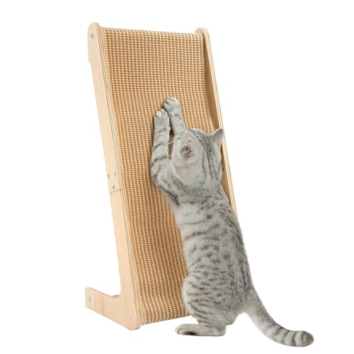 Trintion Sisal-Kratzbaum mit doppeltem Verwendungszweck, großer Katzenkratzbaum, L-förmiges Kratzpad für Hauskatzen, 69 cm hoch, Wandmöbelschutz für alle Katzen zum Spielen und Entspannen Trintion Sisal-Kratzbaum mit doppeltem Verwendungszweck, großer Katzenkratzbaum, L-förmiges Kratzpad für Hauskatzen, 69 cm hoch, Wandmöbelschutz für alle Katzen zum Spielen und Entspannen von Trintion