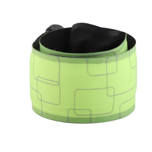 Trisar LED-Sicherheitsarmbänder, Erhöhen die Erkennung, Leichtes, Beleuchtetes Armband, Wiederaufladbar, Weiches Stück Stahl, Weit Verbreitet für Nachtläufe Im Freien (Green) von Trisar