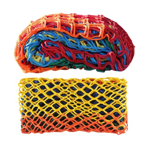 Geländerschutznetz für Kinder/Kleine Haustiere,Universelles Sicherheitsnetz,Polyester-Treppennetz,Sicheres für Spielzeug,Außenterrassen-Dekorationsgitternetz, Isolationsnetz(1x10M,Mehrfarbig) von TriverNtrustD