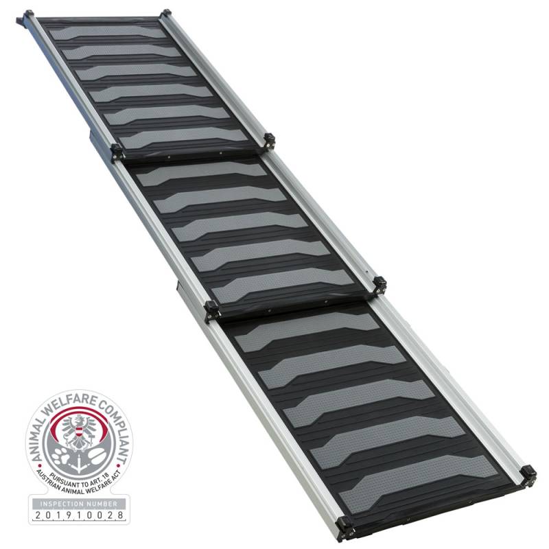 Trixie 3-fach Teleskop-Rampe, Aluminium/TPR von Trixie