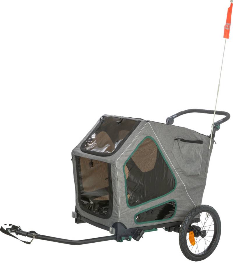 Trixie Fahrrad-Anhänger für große Hunde mit Federung - M / bis zu 35kg Trixie Fahrrad-Anhänger für große Hunde mit Federung - M / bis zu 35kg von Trixie
