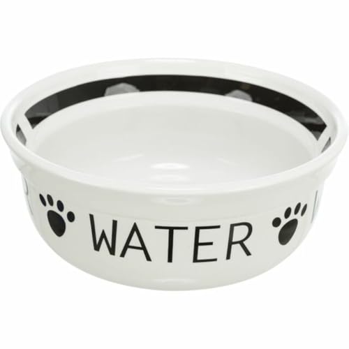 Trixie Futternapf für Haustiere, Weiß, Schwarz, 600 ml, Marke: Trixie - EAN: 4011905244860 von Trixie