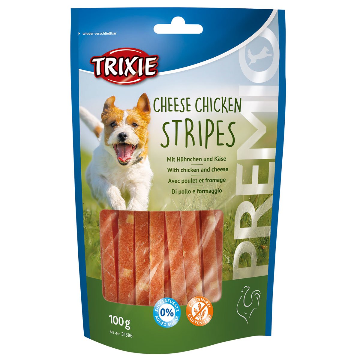Trixie Hundesnack PREMIO Cheese Chicken Stripes 100g Trixie Hundesnack PREMIO Cheese Chicken Stripes 100g von TRIXIE