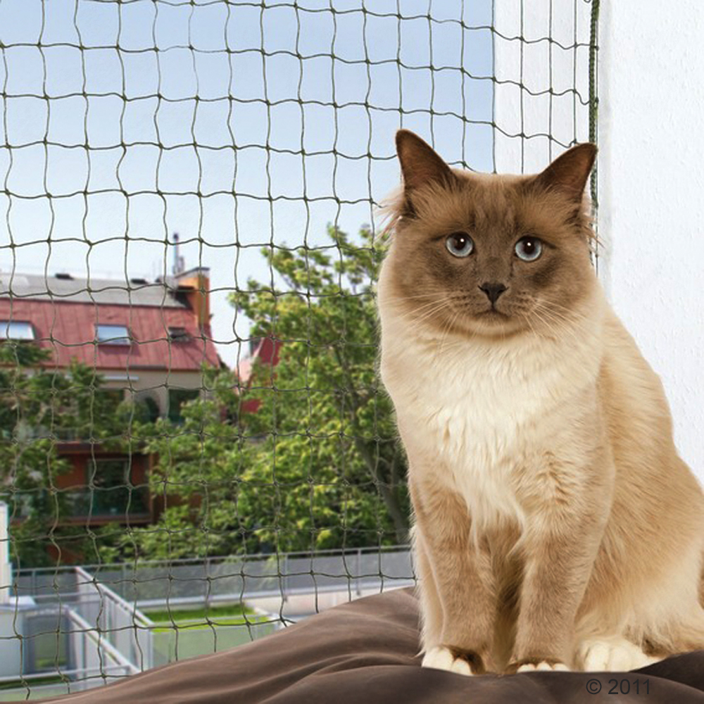 Trixie Katzenschutznetz mit Drahtverstärkung - 2 x 1,5 m von TRIXIE