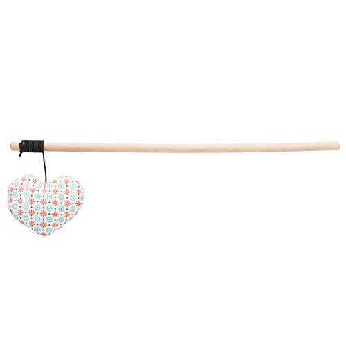 Trixie Katzenspielzeug Herz 35 Cm Holz/Stoff Blau/Orange Trixie Katzenspielzeug Herz 35 Cm Holz/Stoff Blau/Orange von Trixie