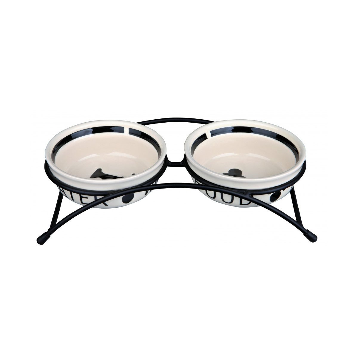Trixie Keramiknapf-Set Eat on Feet mit Ständer 1,6l/20cm Trixie Keramiknapf-Set Eat on Feet mit Ständer 1,6l/20cm von TRIXIE