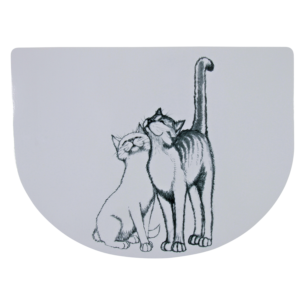 Trixie Napfunterlage Schmusekatze - L 40 x B 30 cm von TRIXIE