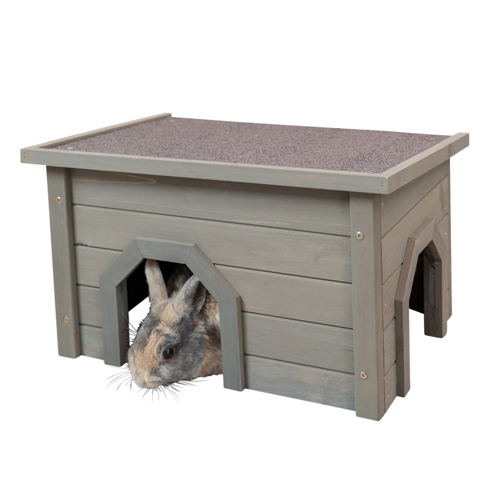 Trixie Natura Kleintierhaus - grau-grün, 50 × 30 × 37 cm von Trixie