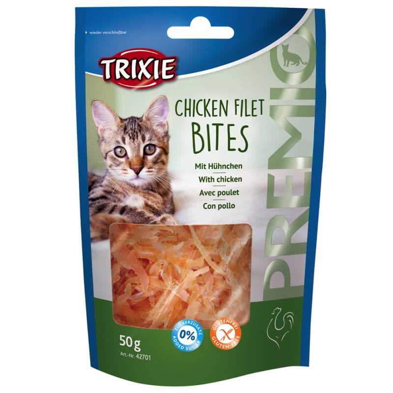 Trixie Premio Chicken Filet Bites - Sparpaket 3 x 50 g Trixie Premio Chicken Filet Bites - Sparpaket 3 x 50 g von TRIXIE