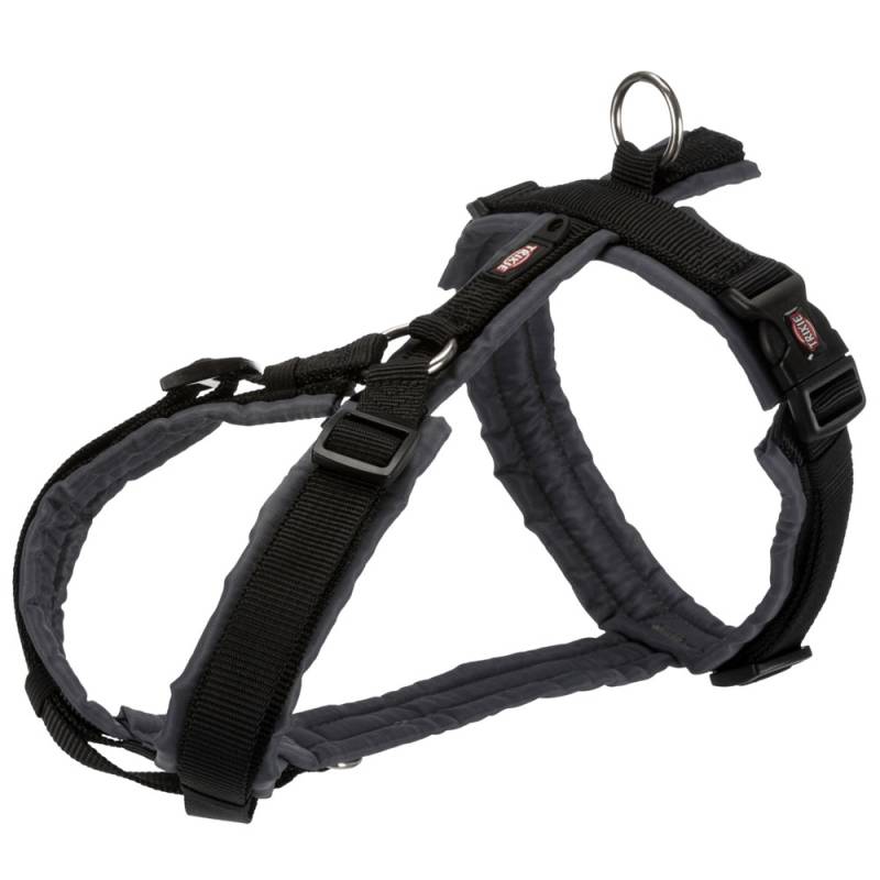 Trixie Premium Trekking Geschirr - schwarz/grafit - L Trixie Premium Trekking Geschirr - schwarz/grafit - L von Trixie
