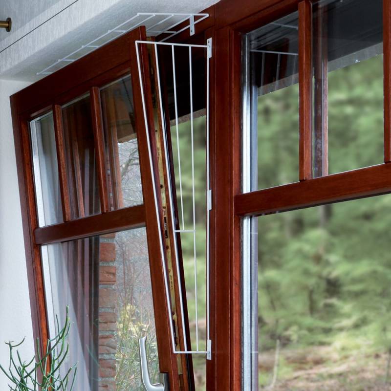 Trixie Schutzgitter für Kippfenster - Ausführung 1: Befestigung an der Fensterseite (1 Teil) von TRIXIE