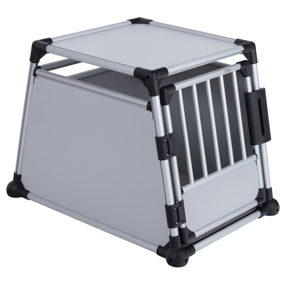Trixie Hundebox Aluminium - B 63 x T 90 x H 65 cm (Größe M-L) Trixie Hundebox Aluminium - B 63 x T 90 x H 65 cm (Größe M-L) von TRIXIE